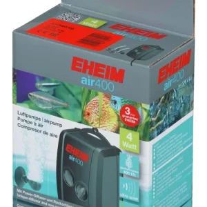 EHEIM air pump 400 Luftpumpe (3704) mit 2 m Schlauch & 2 Ausströmer Zertifiziert